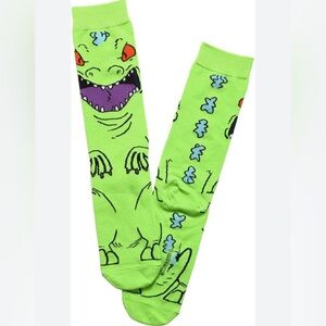 Rugrats Reptar Character Crew Long Youth Unisex Socks